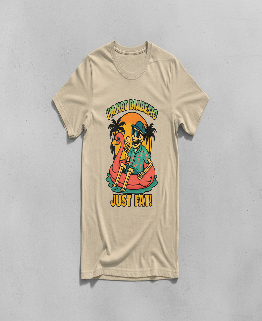 “I’m Not Diabetic, Just Fat!” Graphic Tee – Amputee Representation Unisex Shirt